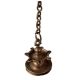 South indian Brass Hanging Oil Lamp With Chain